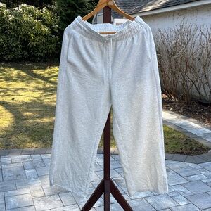 Yogalicious Light Gray Drawstring Track Pants